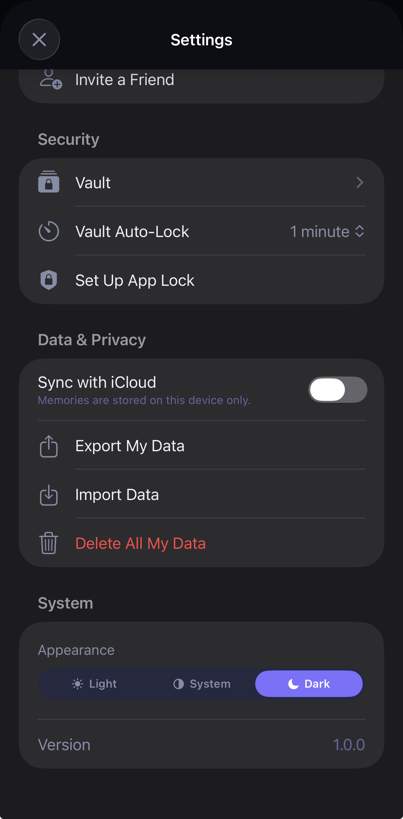iCloud Sync